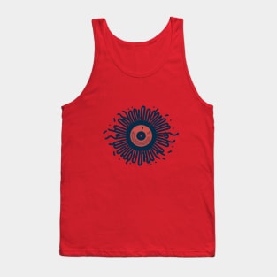 Music Disk music lover icon design Tank Top